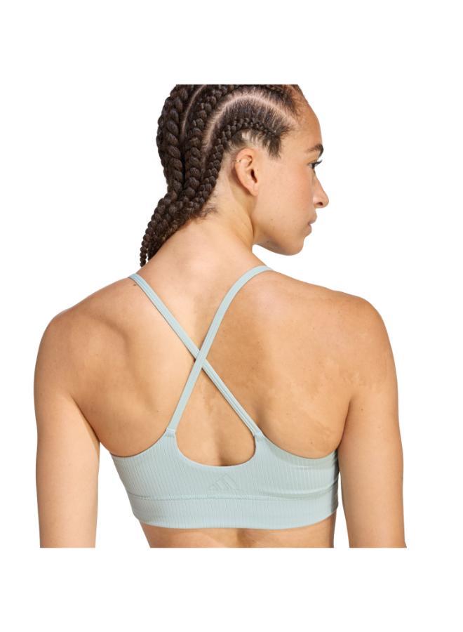 adidas All Me Light Support Rib Bra Long Line Bra - Image 3